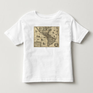 North and South America - Panoramic Map Toddler T-shirt