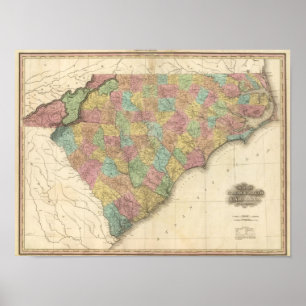 North and South Carolina 2 Poster
