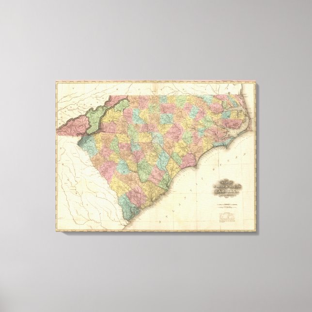 North and South Carolina 3 Canvas Print (Front)