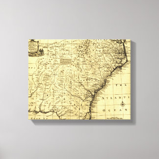 North and South Carolina & Georgia - Panoramic Canvas Print