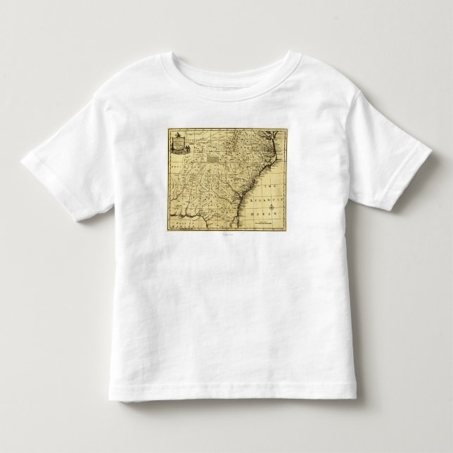 North and South Carolina & Georgia - Panoramic Toddler T-shirt (Front)