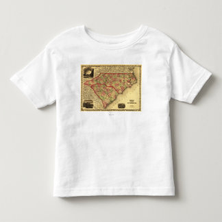 North and South CarolinaPanoramic Map Toddler T-shirt