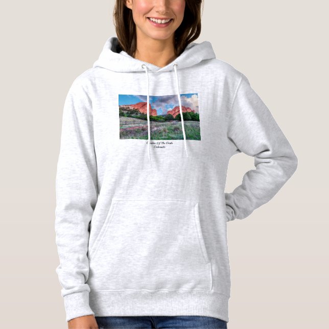 North And South Gateway Rock Garden Of Gods Hoodie (Front)