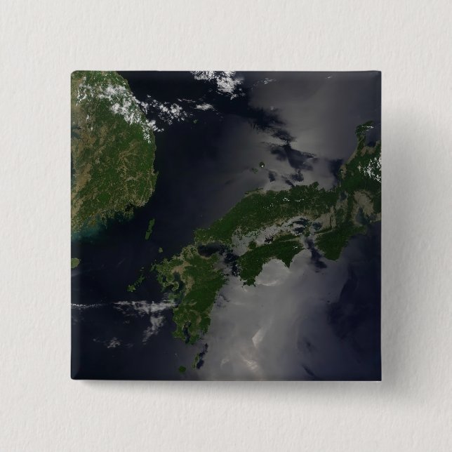 North and South Korea, Pinback Button (Front)