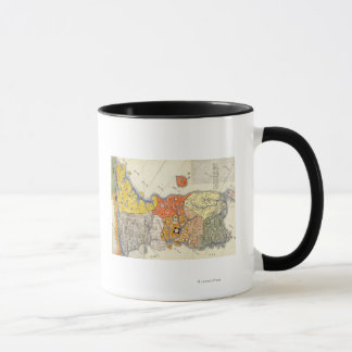 North and South KoreaPanoramic Map Mug