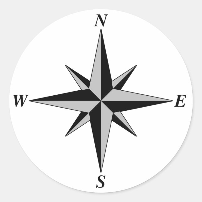 North Arrow Sticker (Front)