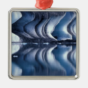 North Atlantic, Iceland, Breioamerkurjokull 2 Metal Ornament