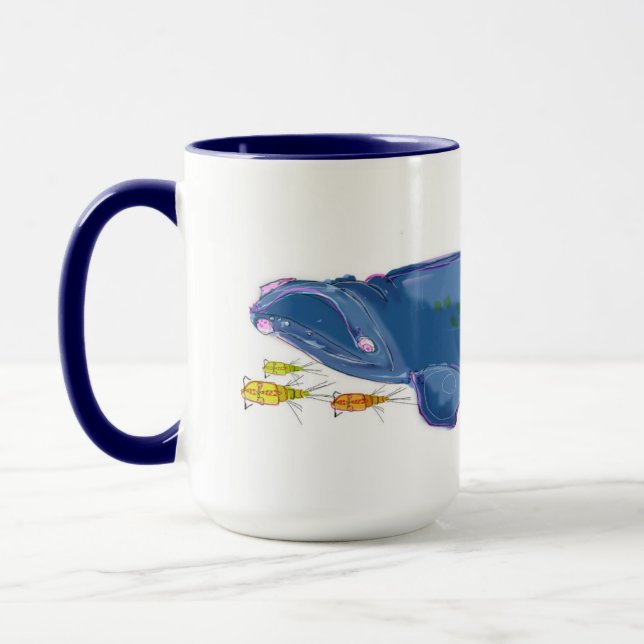 "North Atlantic Right Whale" 15oz Combo Mug (Left)
