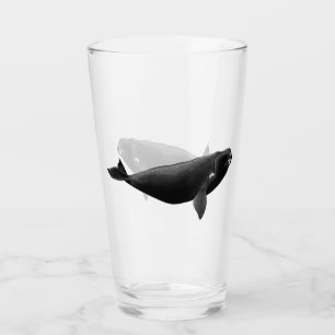 'North Atlantic Right Whale' art Glass