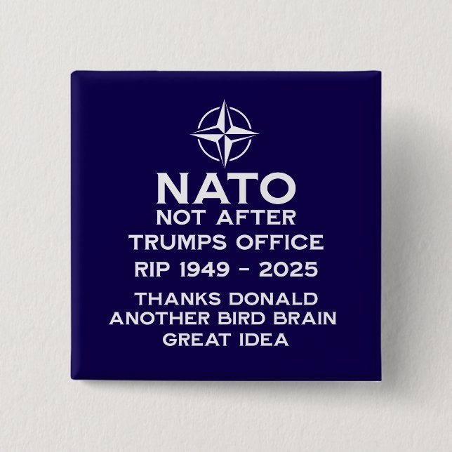 North Atlantic Treaty Button (Front)