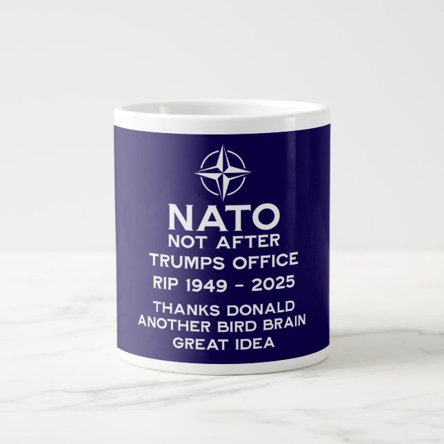 North Atlantic Treaty Giant Coffee Mug (Front)