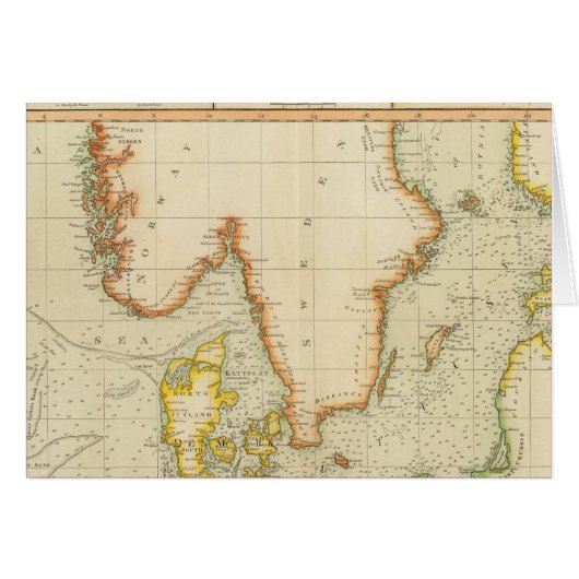 North, Baltic seas Cards (Front Horizontal)