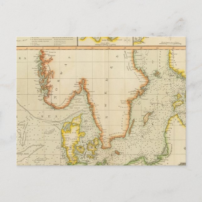 North, Baltic seas Postcard (Front)