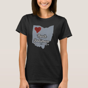 North Baltimore Ohio OH City State USA Cute Souv T-Shirt