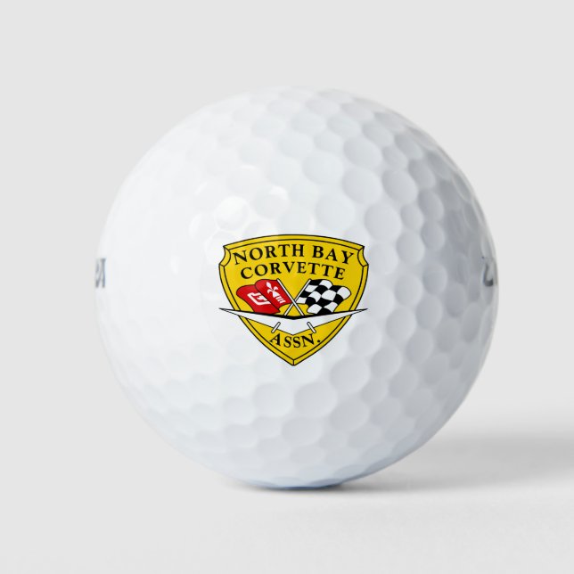 North Bay Corvette Golf Balls (Front)