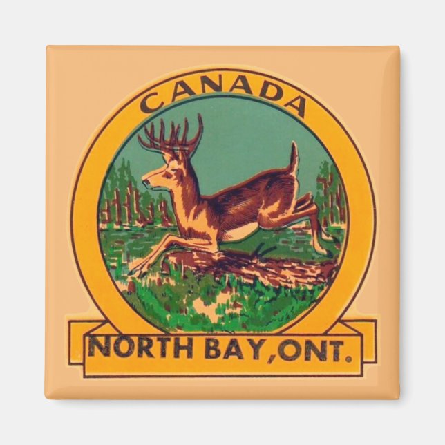  North Bay,  Ontario -  Magnet (Front)