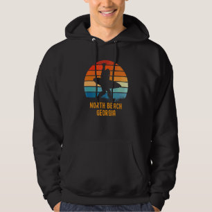 North Beach Georgia Sasquatch Souvenir Hoodie
