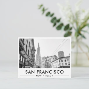 North Beach TransAmerica Pyramid San Francisco Postcard