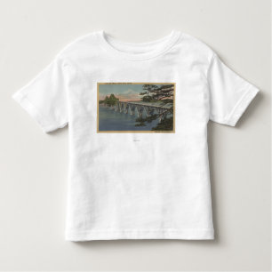 North Bend, Oregon - Coos Bay Bridge View Toddler T-shirt
