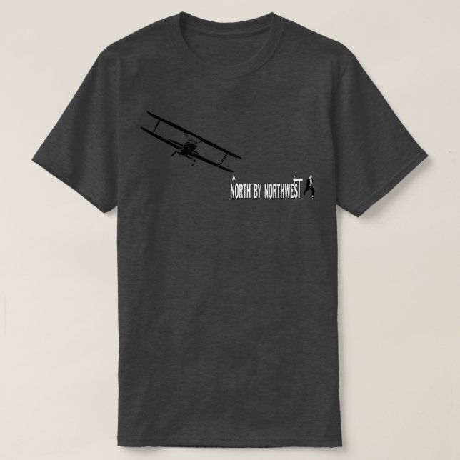North by Northwest black T-Shirt (Design Front)