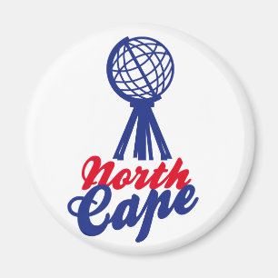 NORTH CAPE GLOBE SCULP. MAGNET