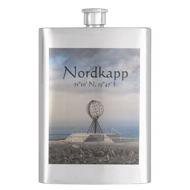 North Cape Souvenir Flask (Front)
