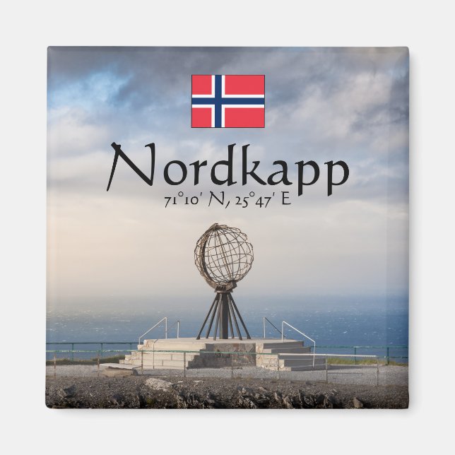 North Cape Souvenir Magnet (Front)