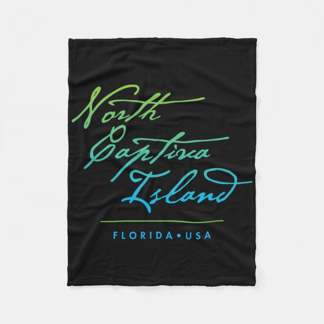 North Captiva Island Florida  Fleece Blanket (Front)