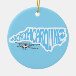 North Carlolina First in Flight Christmas Ornament