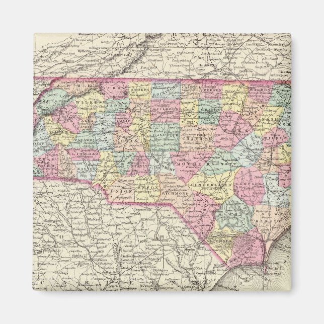 North Carolina 4 Magnet (Front)