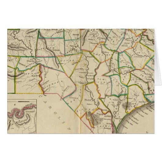 North Carolina 5 Cards (Front Horizontal)