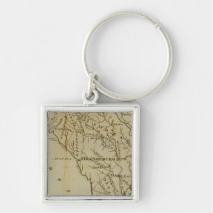 North Carolina 8 Keychain