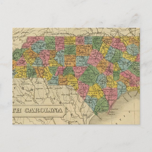North Carolina 9 Postcard (Front)