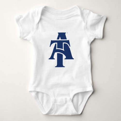 North Carolina AT State University  A Logo Baby Bodysuit