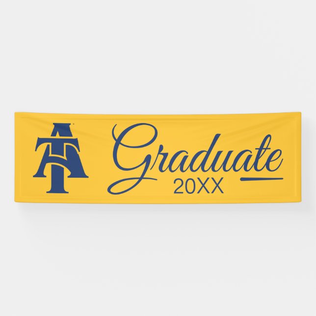 North Carolina A&T State University | A Logo Banner (Horizontal)