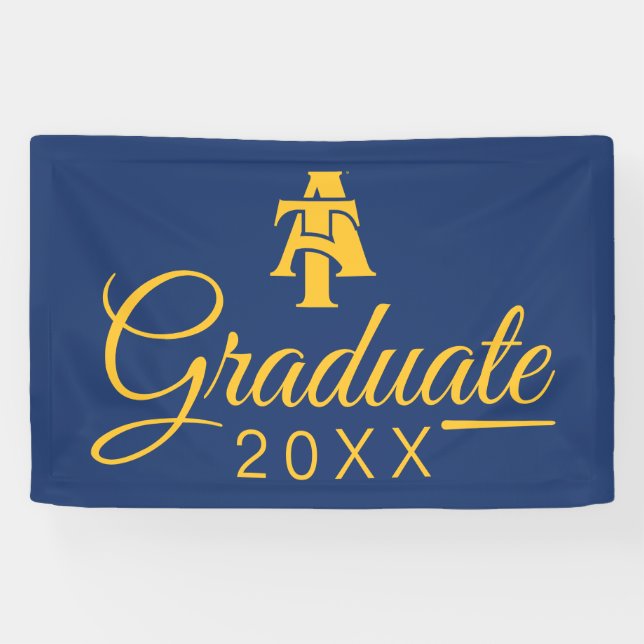 North Carolina A&T State University | A Logo Banner (Horizontal)