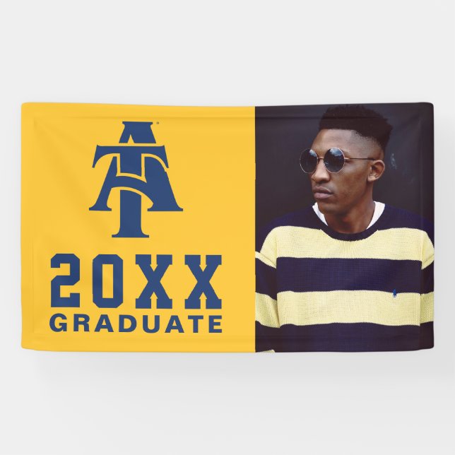 North Carolina A&T State University | A Logo Banner (Horizontal)