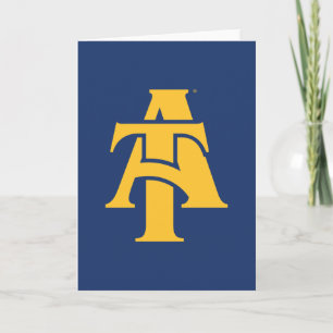 North Carolina A&T State University A Logo Card