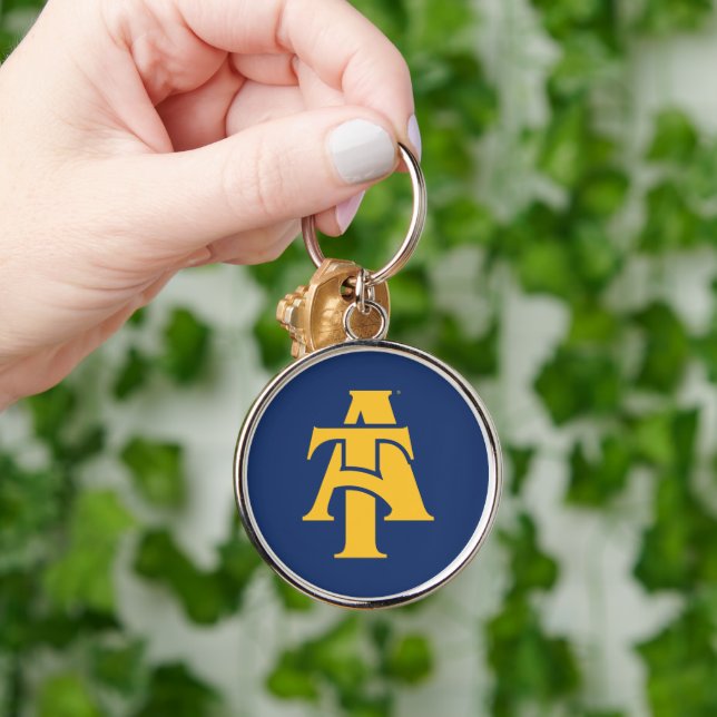 North Carolina A&T State University | A Logo Keychain (Hand)