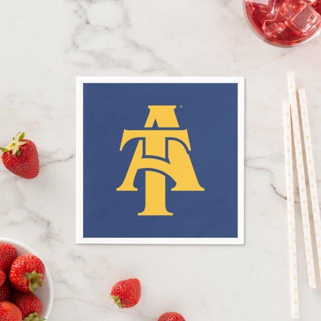 North Carolina A&T State University | A Logo Napkins (Insitu)