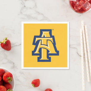 North Carolina A&T State University A Logo Napkins