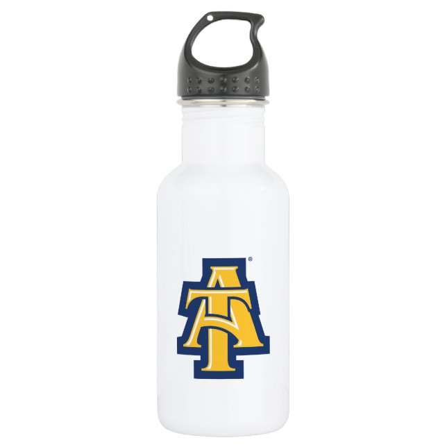 North Carolina A&T State University | A Logo Stainless Steel Water Bottle (Front)