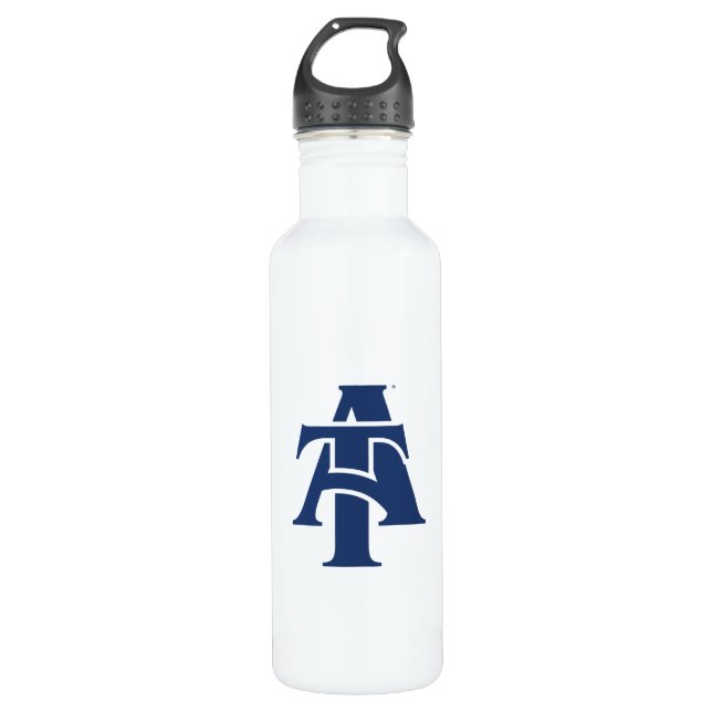 North Carolina A&T State University | A Logo Stainless Steel Water Bottle (Front)