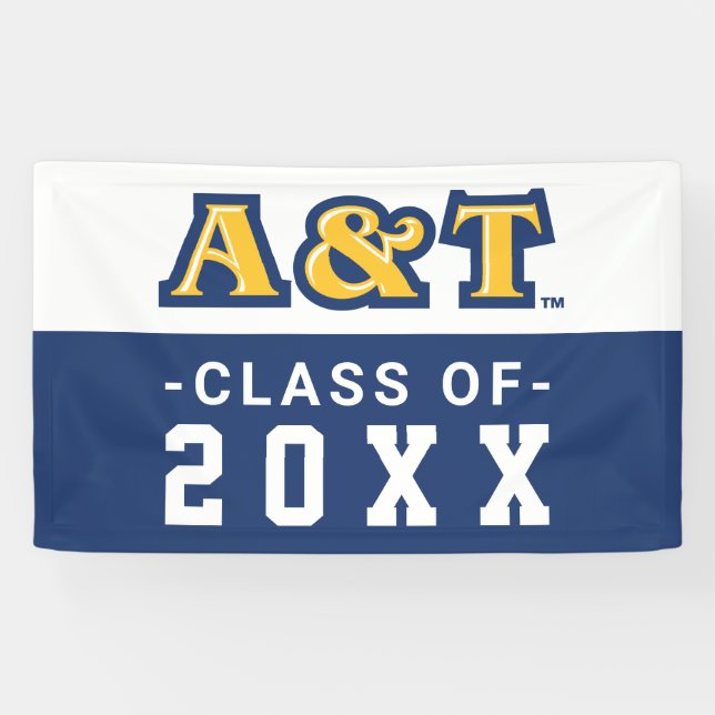 North Carolina A&T State University | A&T Wordmark Banner (Horizontal)