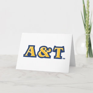 North Carolina A&T State University A&T Wordmark Card