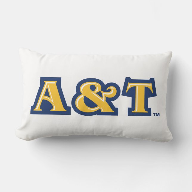 North Carolina A&T State University | A&T Wordmark Lumbar Pillow (Front)