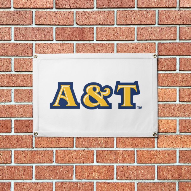 North Carolina A&T State University | A&T Wordmark Pennant (Insitu 1)