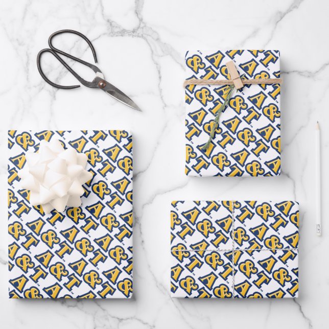 North Carolina A&T State University | A&T Wordmark Wrapping Paper Sheets (Front)
