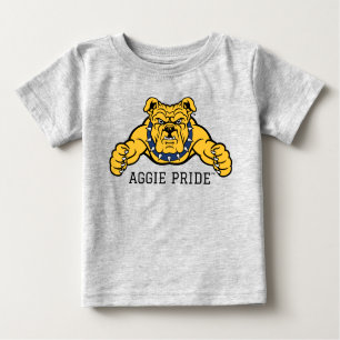 North Carolina A&T State University Bulldog Baby T-Shirt