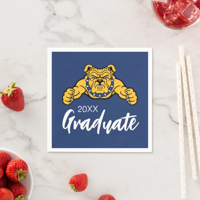 North Carolina A&T State University | Bulldog Napkins (Insitu)